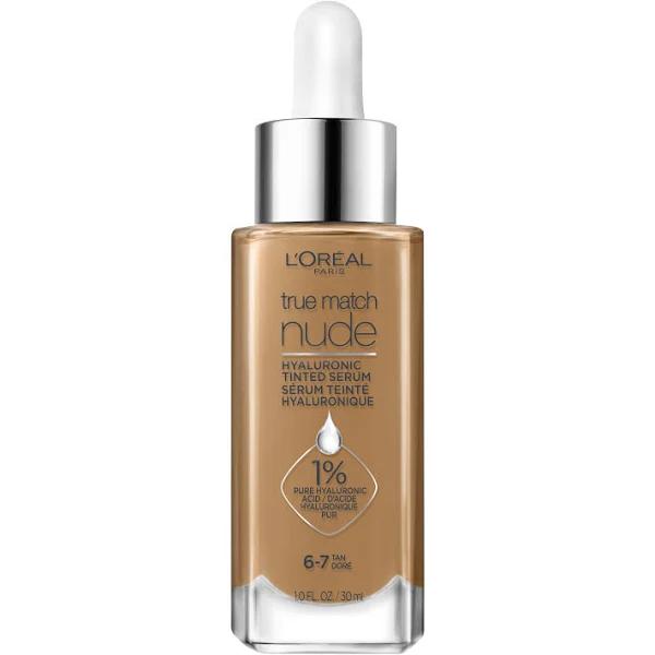 L'Oréal, True Match, Nude, Hyaluronic Tinted Serum, 6-7 Tan, 1 fl oz (30 ml)