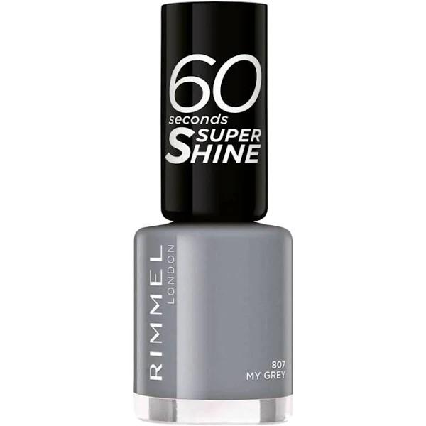 Rimmel 60 Seconds Rita Ora Super Shine Nail Polish - My Grey