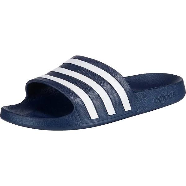 Adidas Adilette Aqua Slides - Blue/White