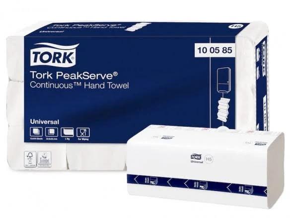 Tork 100585 PeakServe Continuous Hand Towel H5 White - Carton of 12