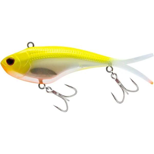 Nomad Vertrex Swim Soft Vibe Lure 75mm Chartreuse Orange