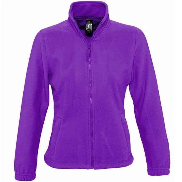 SOLS Womens/Ladies North Full Zip Fleece Jacket (Dark Purple) (L)