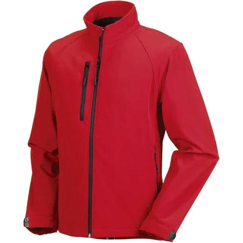 Russell Mens Water Resistant & Windproof Softshell Jacket Classic Red Mens Jacket