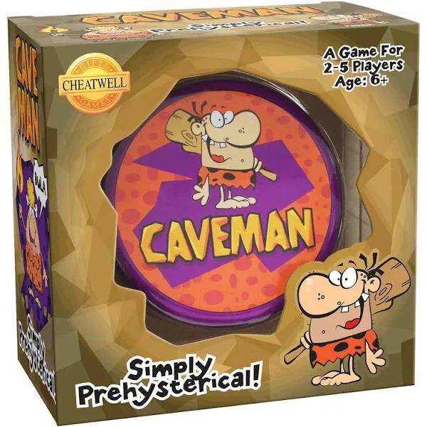 Cave Man Card Game in Tin