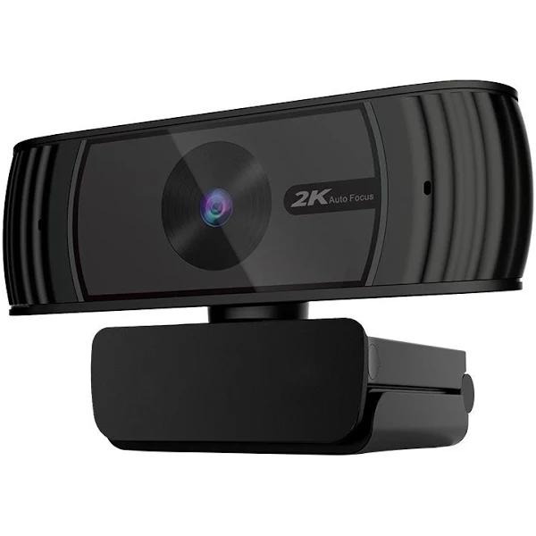 Kogan 2K QHD Autofocus Webcam with Noise Cancelling Microphone