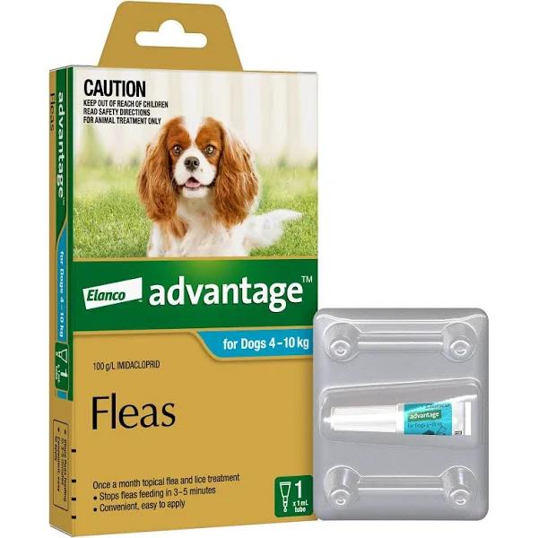 Advantage Flea Treatment 4-10kg Dog