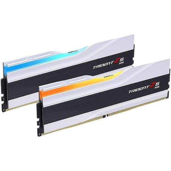 G.SKILL Trident Z5 RGB 64GB (2x32) DDR5-6400 Memory - White [F5-6400J3239G32GX2-TZ5RW]