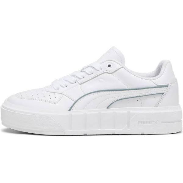 Cali Court Pop Women's Sneakers in White/Eucalyptus, Size 5.5 by Puma