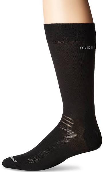 Icebreaker Men's Hike Liner Crew Sock-Black-Large