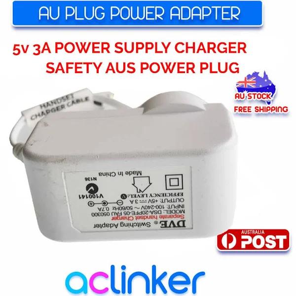 ACLINKER AC240V To DC 5V 2A Power Supply Adapter Charger Converter AU Plug 5.5mm * 2.1mm