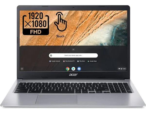 Acer 2022 Chromebook 315 15.6" Full HD 1080p IPS Touchscreen Laptop PC, Intel Celeron N4020 Dual-core Processor, 4GB DDR4 RAM, 64GB eMMC, Webcam,