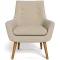 Retro Fabric Occasional Armchair Sand by Freedom