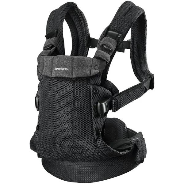 Baby Bjorn Baby Carrier, 0-36 Months, Comfortable Mesh Fabric, Harmony Black