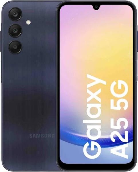 Samsung Galaxy A25 (A256E-DSN, 5G) (256GB+8GB, Blue Black)