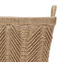 Kmart Rectangle Herringbone Paper Rope Basket in Natural