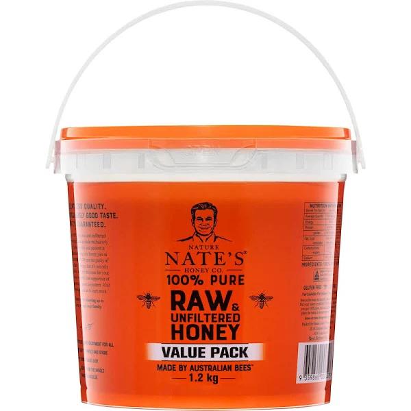 Nature Nate's Pure Raw & Unfiltered Honey Value Pack 1.2kg