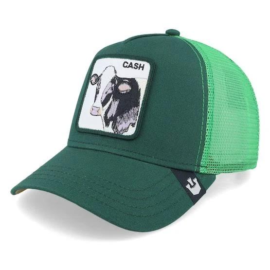 Goorin Bros. - Green Trucker Cap - The Cash Cow Green Trucker @ Hatstore