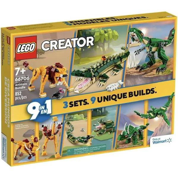 LEGO 9 in 1 Creator Animals Bundle Multicolor