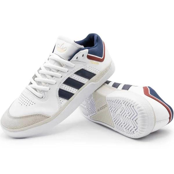 adidas-Tyshawn Shoes-Men-Cloud White / Collegiate Navy / Grey One-8.5