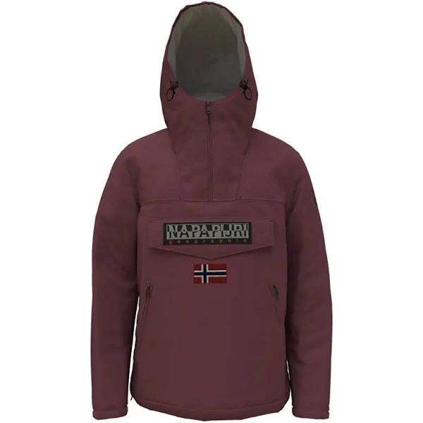 Napapijri Rainforest Pocket 2 Jacket Dark Red Black - M