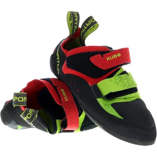 La Sportiva Kubo Mens Climbing Shoes - Goji Neon