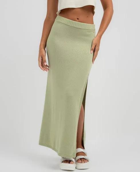 Rusty Margot Maxi Skirt in Green M