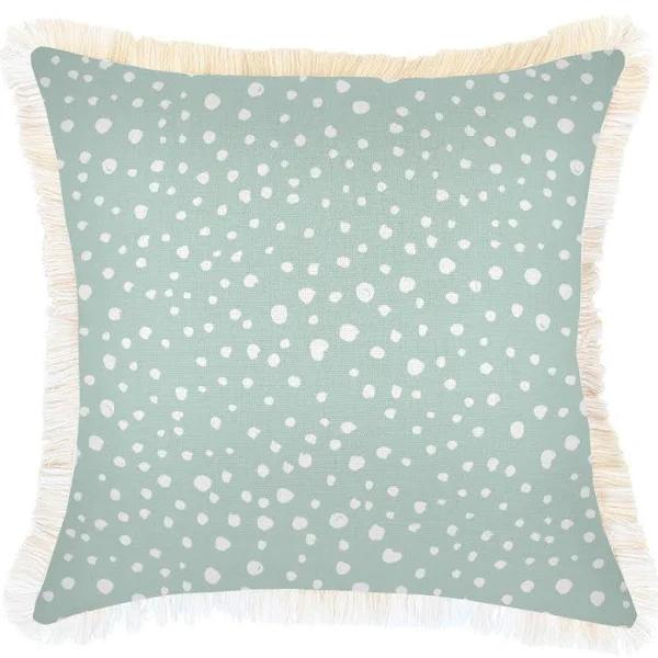 Artiss Cushion Cover-Coastal Fringe-Lunar Pale Mint-60cm x 60cm