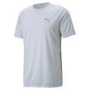 Favourite Short Sleeve Men's Running T-Shirt in Platinum Gray/Evening Sky, Size 2XL, Polyester by Puma