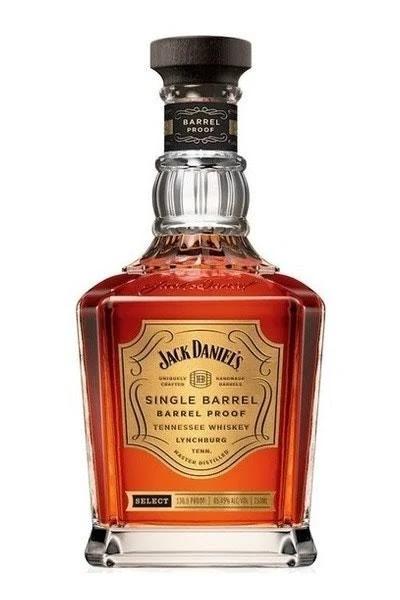 Jack Daniels Single Barrel Barrel Proof Rye 66.20% Tennessee Whiskey 750ml