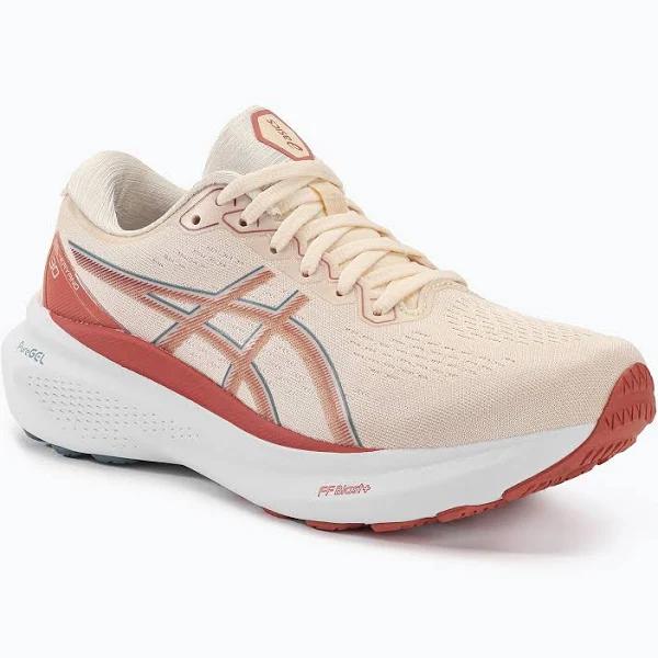 ASICS Gel-Kayano 30 Running Shoes Beige Red Women - 37.5