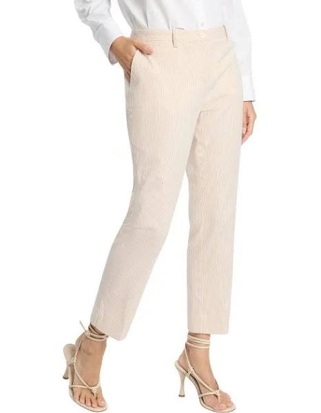 David Lawrence Lila Stripe Pant in Beige 12