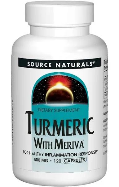 Source Naturals - Turmeric With Meriva 500 MG - 120 Capsules