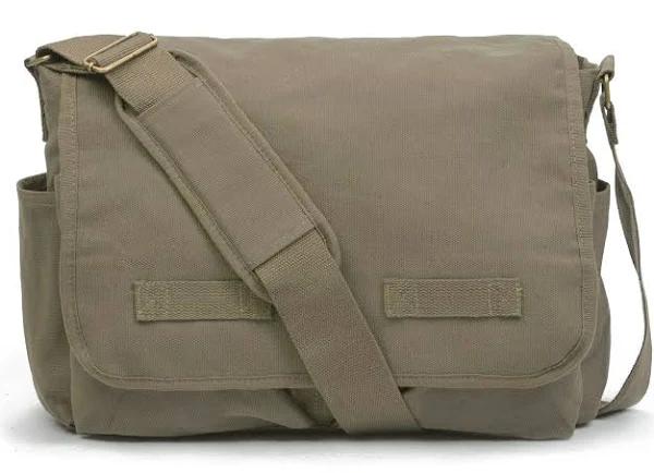 Sweetbriar Classic Messenger Bag - Vintage Canvas Shoulder Bag for All-Purpose Use