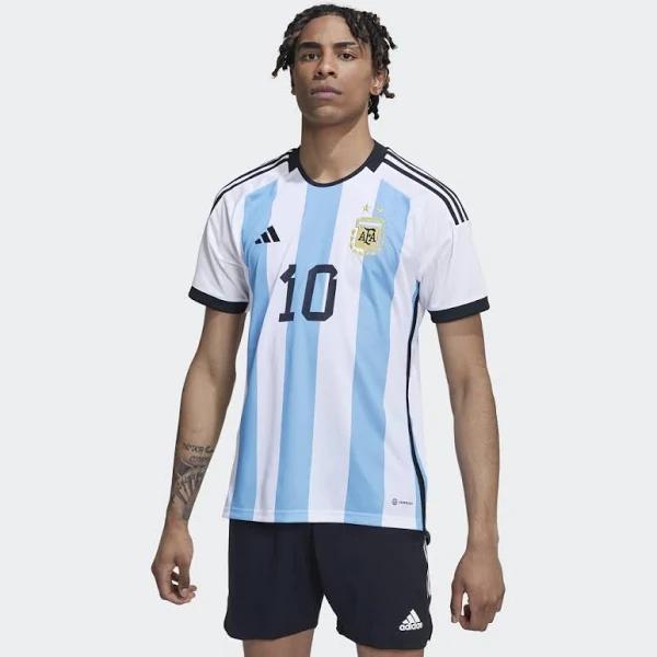 Adidas Argentina 22 Messi Home Jersey White/Light Blue