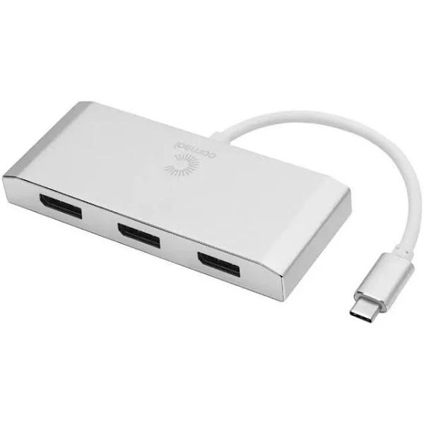 Comsol USB-C to Triple DisplayPort 4K Adapter For Windows Computers/Laptops