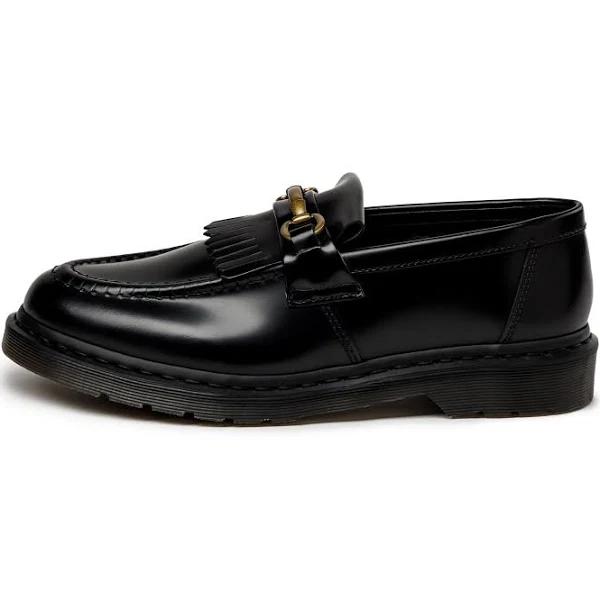 Dr Martens Adrian Snaffle Loafers in Black Leather