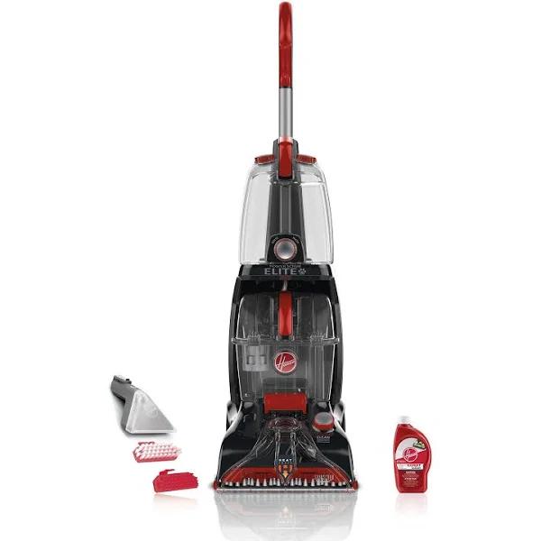 Hoover Power Scrub Elite Pet Upright Carpet Cleaner and Shampooer, Lightweight Machine, Red, FH50251PC