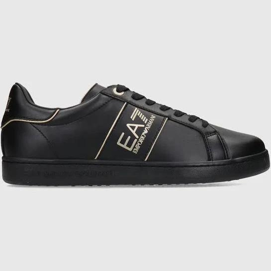 EA7 Emporio Armani Classic Shoes Black Gold - 40