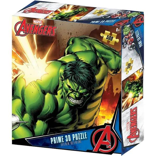 Marvel Avengers Hulk 3D 500 Piece Jigsaw Puzzle