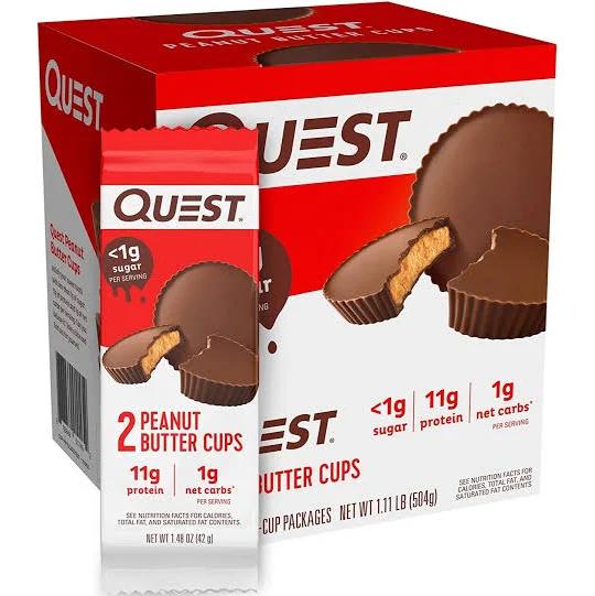 Quest Nutrition High Protein Low Carb Peanut Butter Cups - 12 Packs