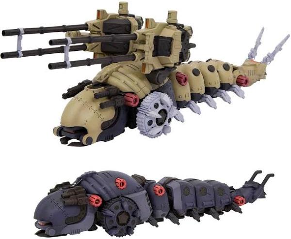 Kotobukiya HMM Zoids 1/72 EMZ-15 Molga AA & Molga Carrier Plastic Model