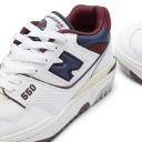 New Balance 550 White Navy NB Burgundy