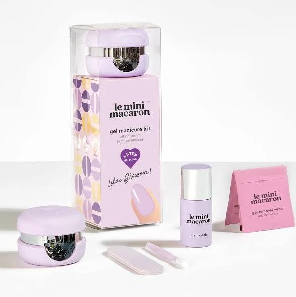 Le Mini Macaron Gel Manicure Kit Lilac Blossom-Purple