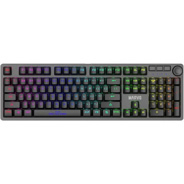 Marvo KG954EN B RGB Wired Mechanical Gaming Keyboard Blue Switch - Keyboards - Afterpay, Delivery and Click & Collect Available