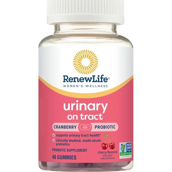 Renew Life, Urinary On Tract, Cherry, 48 Gummies