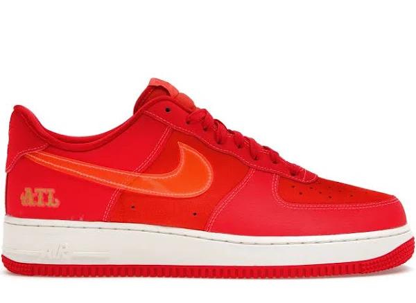 Nike Air Force 1 '07 'ATL' Sneakers | Red | Men's Size 12