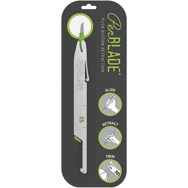 Penblade W/#15 Blade 1/Pkg-White w/Green