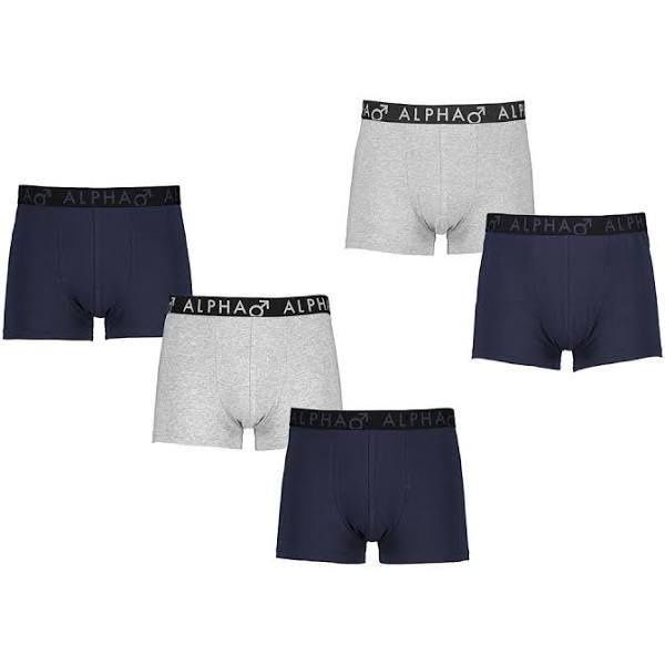 Kmart 5 Pack Plain Trunks-Nvygry Size: 3XL