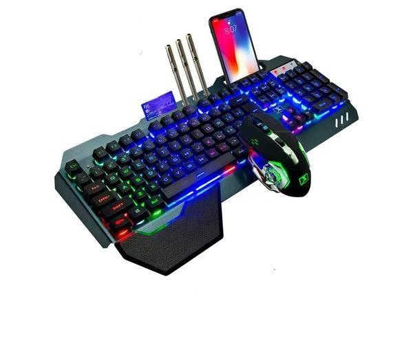 2.4G RGB Wireless Gaming Keyboard and Mouse Combo for PC Laptop