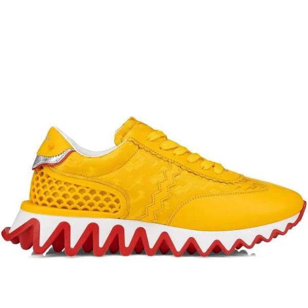 Christian Louboutin Loubishark Leather Sneakers - Yellow - 41.5